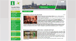 Desktop Screenshot of infocentrum.vysoke-myto.cz